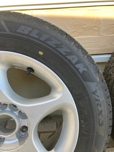 (決まりました)ブリザック VRX3 185/65R15 タイヤ・ホイール4本セット　2022年製