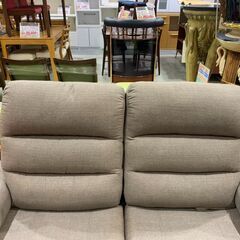 2人掛電動リクライニングソファ｜布張りの画像