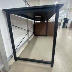 【ジャングルジャングル滋賀草津店】ジモティ来店特価‼ ワークデスク ブラック J-2511803の画像