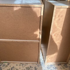 カラーボックス2個の画像