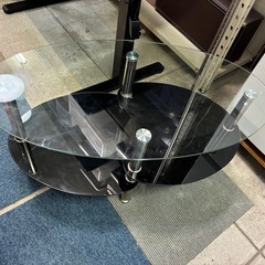 ガラステーブル 中古 おしゃれ テーブル センターテーブル の画像