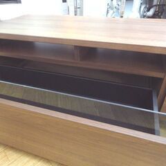 テレビ台 木製 幅120㎝ ブラウン 引き出し 扉付き AVボード TVボード テレビボード 西岡店の画像