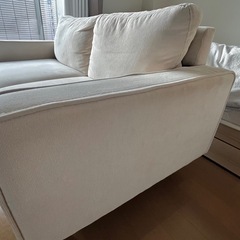 2人掛けソファ コーデュロイソファの画像