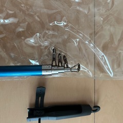 ダイソー釣竿　リール付きの画像