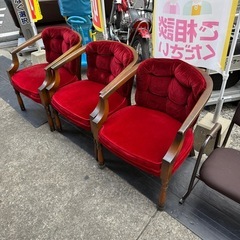 コスガ　アンティーク　レトロ　チェア　三脚の画像