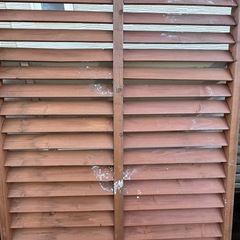 ルーバーラティス　ガーデンフェンス　　の画像