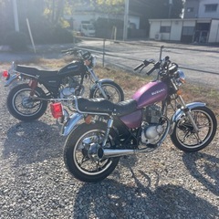 GN125前後タイヤ新品かっこいい！の画像