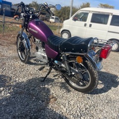 GN125前後タイヤ新品かっこいい！の画像