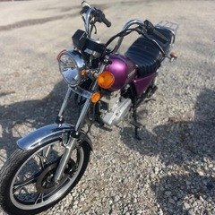 GN125前後タイヤ新品かっこいい！の画像