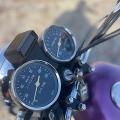GN125前後タイヤ新品かっこいい！の画像