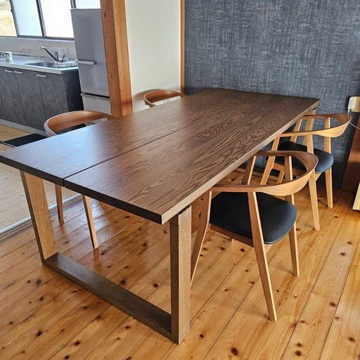 IKEAモールビロンガ　ダイニングテーブルセット　椅子4脚 MÖRBYLÅNGA モールビロンガ / ODGER オドゲル テーブル＆チェア4脚