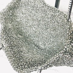 【極美品】ANTEPRIMA アンテプリマ ワイヤーバッグ ハンドバック シルバー④の画像