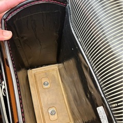 ランドセル 黒×赤の画像