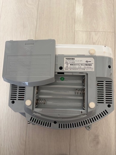 TOSHIBA CDラジオカセットレコーダー (コムちゃん.) 大岡のオーディオ