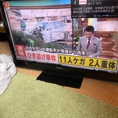 TOSHIBA製40インチ液晶テレビの画像