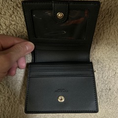 COACH2つ折り財布BLACKの画像