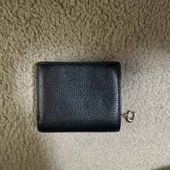 COACH2つ折り財布BLACKの画像