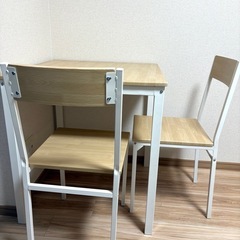 テーブル　チェア　セットの画像