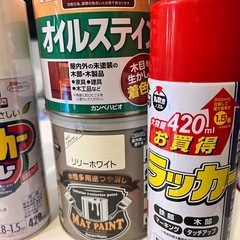 未使用塗料いろいろの画像