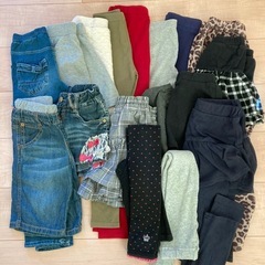 130 女の子　冬物　子供服の画像