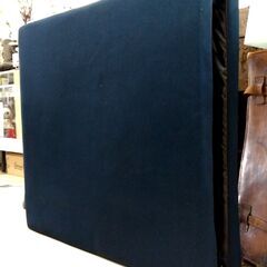 折りたたみベッド シングル ネイビー 幅95×奥199×高45cm キャスター無し ベット 寝具 折り畳み 家具 札幌市 中央区 南12条の画像