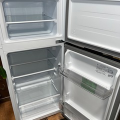 【HR-B12E3W 】2023年製 Hisense ハイセンス ノンフロン冷凍冷蔵庫 124L 説明書・備品付属の画像