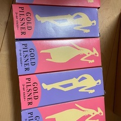 GOLD PILSNER グラス 5個セットの画像