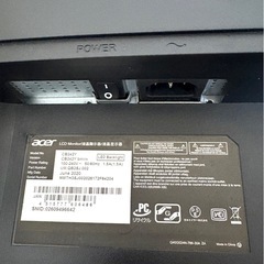 ACER 薄型 23.8インチ PCモニターの画像