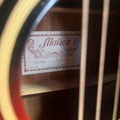 【ジャンク】Maison アコースティックギター SJ-22 VS【現状渡し・詳細不明】の画像