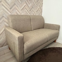 【美品】2人掛けソファの画像