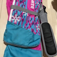 女の子スキー５点セット126cm スキーケース、バック付きの画像