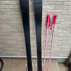女の子スキー５点セット126cm スキーケース、バック付きの画像