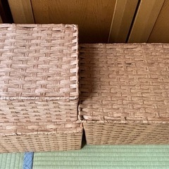 ラタンかごセットの画像