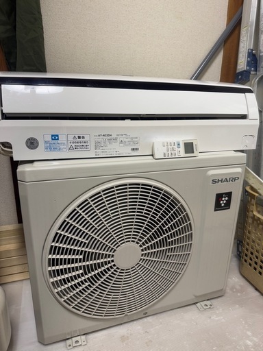 シャープ2021年中古エアコン分解クリーニング済み