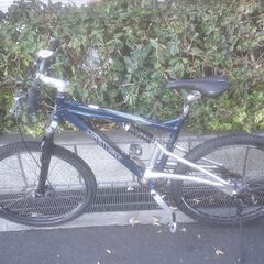 整備済み中古自転車　26インチ　税別￥24.800-　マウンテンバイク　HARO　XLS　RS　フルサスペンション　ディスクブレーキ　アルミフレーム　3ｘ9外装27段の画像