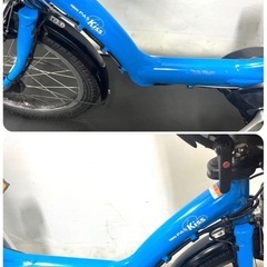 1年保証 新品部品多数　ヤマハ　パスキッス　20インチ　青色　電動アシスト自転車の画像