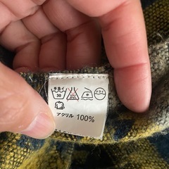 大判ひざ掛け　マフラーの画像