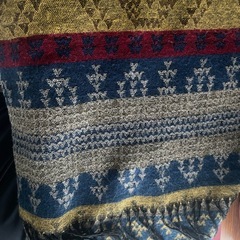 大判ひざ掛け　マフラーの画像