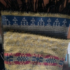 大判ひざ掛け　マフラーの画像