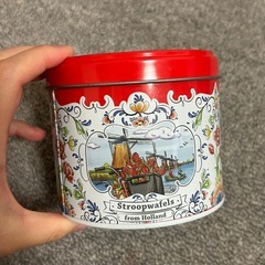 オランダ　ストロープワッフル　空き缶の画像