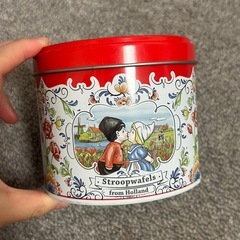 オランダ　ストロープワッフル　空き缶の画像