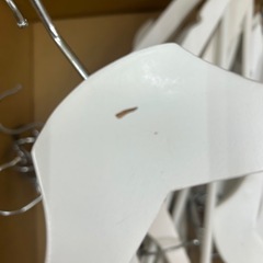IKEAの木ハンガー　ホワイト　の画像