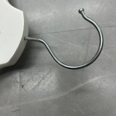 IKEAの木ハンガー　ホワイト　の画像
