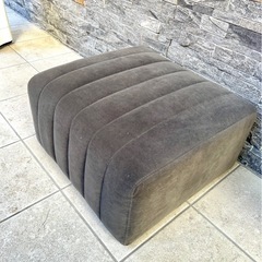 フランフラン　シュエットソファ　オットマン単体　グレー　の画像