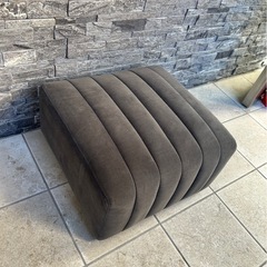 フランフラン　シュエットソファ　オットマン単体　グレー　の画像