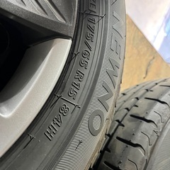 2024年製造ブリヂストンニューノ175/65R15タイヤ、ホイールセットの画像