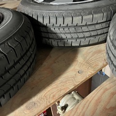 2024年製造ブリヂストンニューノ175/65R15タイヤ、ホイールセットの画像