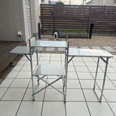 キャンプ用ラック（値段交渉可能）の画像