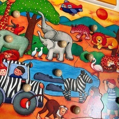 動物パズル 木の画像