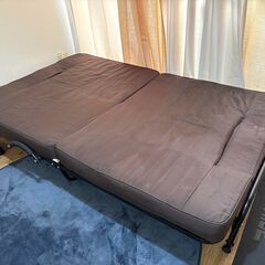 ソファベッド　セミダブル　キャスター付きの画像